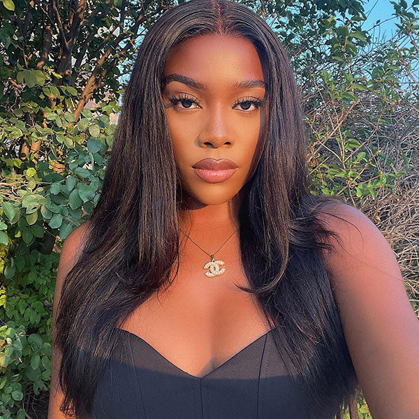 long straight human hair wigs