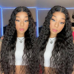 5x5 Lace Closure Wigs Loose Deep Wave Hair Pre Plucked Hairline - reshine