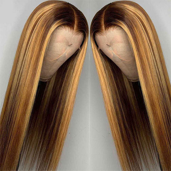 reshine hair straight hair human hair lace front wigs pre plucked with baby hair
