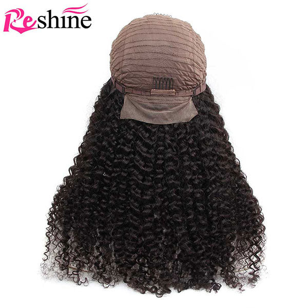 kinky curly hair lace wig 4x4 5x5 lace closure wig
