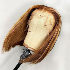 reshine hair highlights color straight human hair wigs