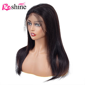 straight 13x6 middle part wig
