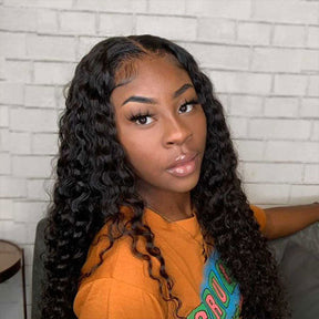 water wave lace closure wigs