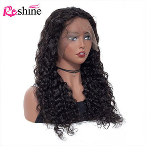 reshine hair water wave hair human hair wigs hd lace front wigs for black women