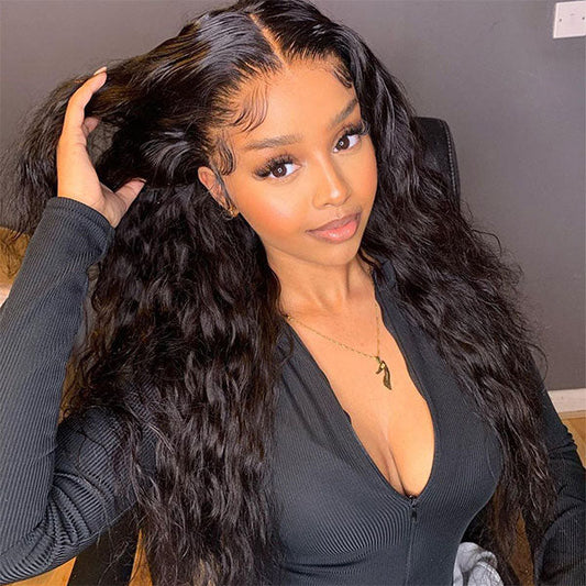 High quality water wave hair lace wigs
