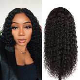 Water Wave Wig 360 Lace Frontal Wig Pre Plucked With Baby Hair Curly Human Hair Wigs - reshine